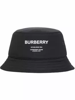 Burberry панама с принтом Horseferry, черный