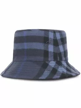 Burberry панама в клетку, синий