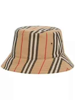 Burberry панама в полоску Icon Stripe, нейтральный цвет