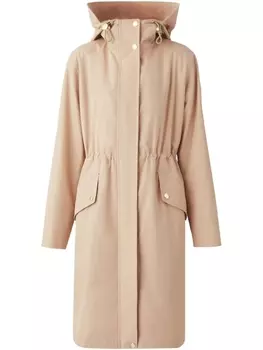 Burberry парка с капюшоном, коричневый