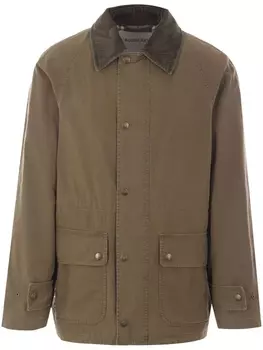 Burberry плащ с капюшоном, коричневый