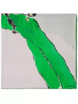 Burberry платок Ladybird, белый