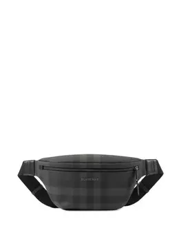 Burberry поясная сумка Cason в клетку, черный