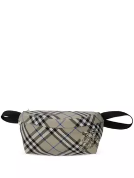 Burberry поясная сумка в клетку Vintage Check, нейтральный цвет