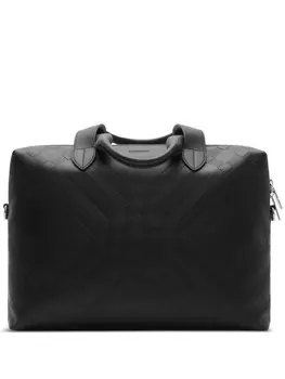 Burberry портфель в клетку, черный