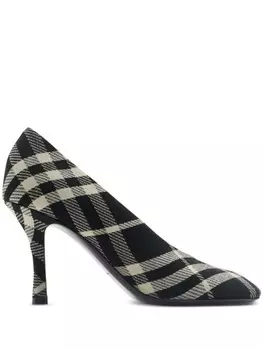 Burberry проверьте детские туфли, черный