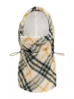 Burberry проверенная балаклава, нейтральный цвет