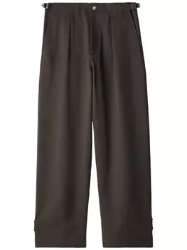 Burberry прямые брюки, коричневый