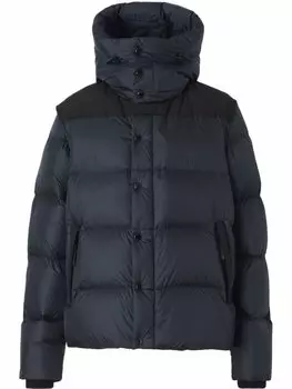 Burberry пуховик на молнии, синий