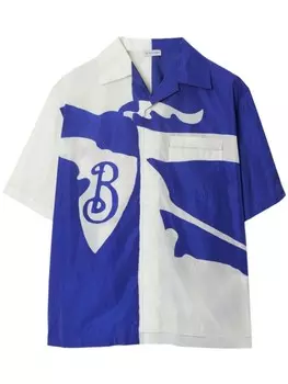 Burberry рубашка Equestrian Knight, белый