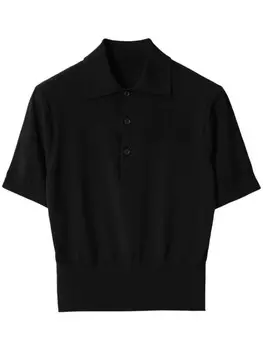 Burberry рубашка поло, черный