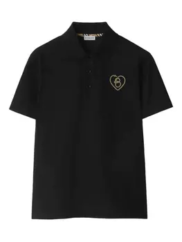 Burberry рубашка поло, черный