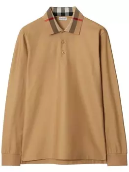 Burberry рубашка поло, нейтральный цвет