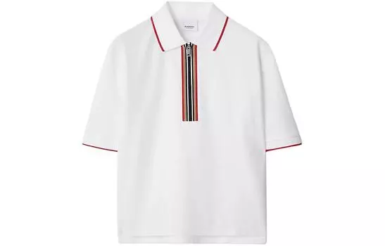 Burberry Рубашка поло женская белая