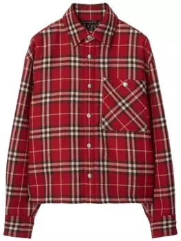 Burberry рубашка в клетку, красный