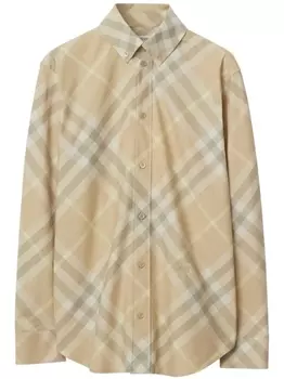 Burberry рубашка в клетку Vintage Check, нейтральный цвет