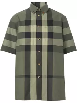 Burberry рубашка в клетку Vintage Check, зеленый