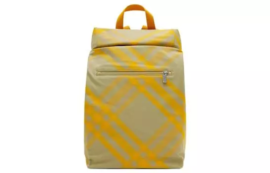 Burberry Рюкзак Roll Checked, желтый/бежевый