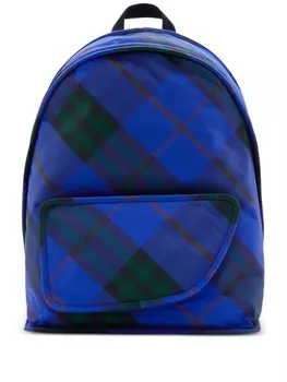 Burberry рюкзак Shield в клетку Vintage Check, синий