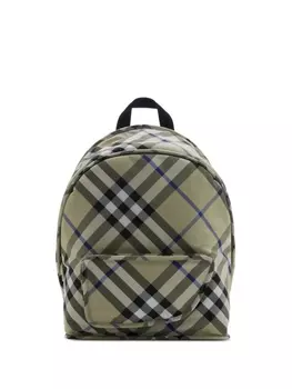 Burberry рюкзак в клетку, зеленый