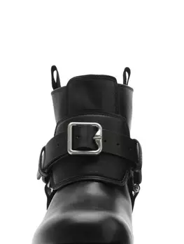 Burberry сапоги из булыжника, черный