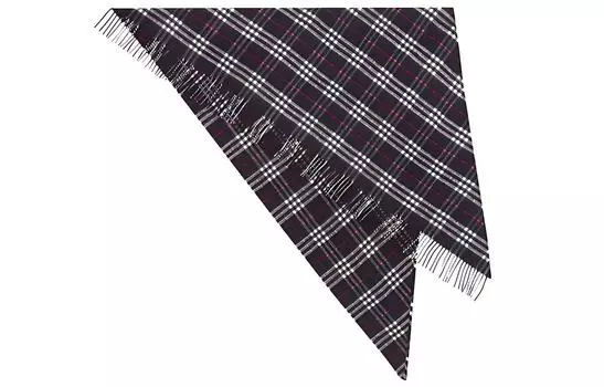 Burberry Шаль унисекс черно-белые