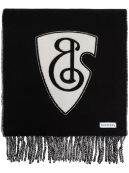 Burberry шарф B-Shield, нейтральный цвет