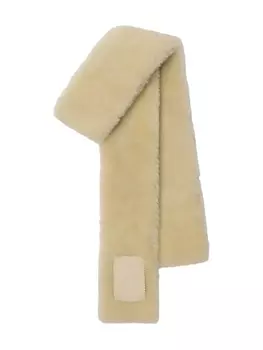 Burberry шарф из овчины, нейтральный