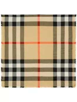 Burberry шарф в клетку House Check, нейтральный цвет
