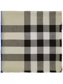 Burberry шарф в клетку House Check, нейтральный цвет