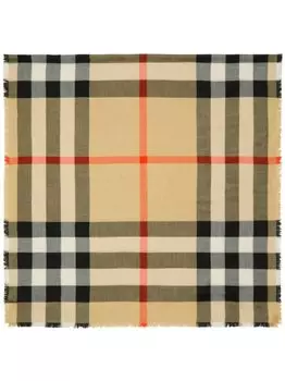 Burberry шарф в клетку House Check, нейтральный цвет