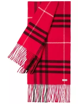 Burberry шарф в клетку, красный