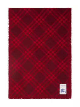 Burberry шарф в клетку, красный