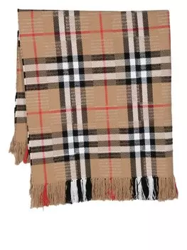 Burberry шарф в клетку Vintage Check, нейтральный цвет