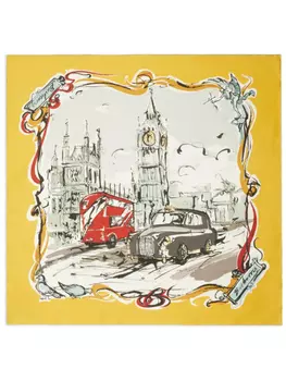Burberry шарф Westminster, желтый