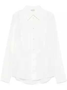 Burberry шелковая рубашка, нейтральный цвет