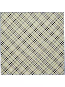 Burberry шелковый платок в клетку Vintage Check, нейтральный цвет