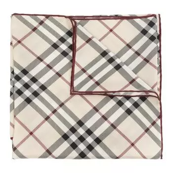 Burberry Шелковый шелковый шарф унисекс белые