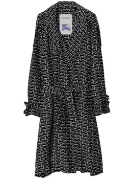 Burberry шелковый тренч, черный