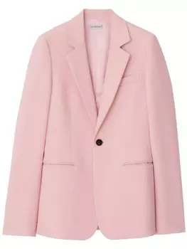 Burberry шерстяной блейзер, розовый