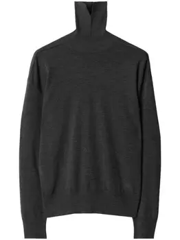 Burberry шерстяной джемпер, серый