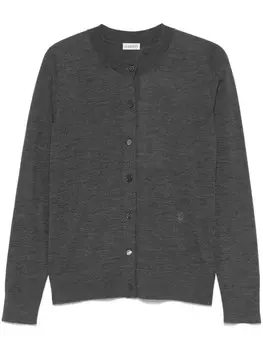 Burberry шерстяной кардиган, серый