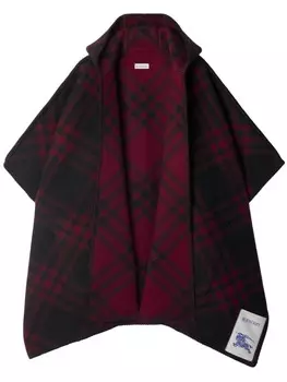Burberry шерстяной кейп EDK, красный