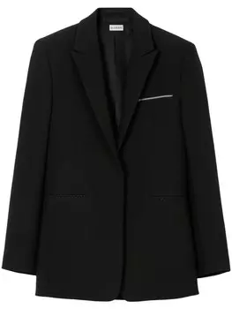 Burberry шерстяной пиджак, черный