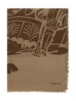 Burberry шерстяной шарф EKD, нейтральный цвет