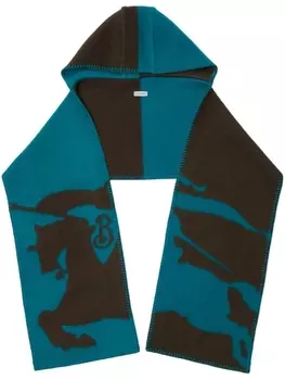 Burberry шерстяной шарф EKD, синий