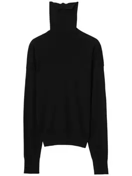 Burberry шерстяной свитер, черный