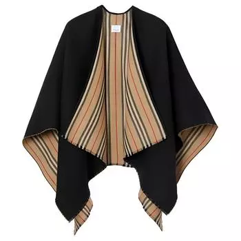 Burberry Шерстяные шаль женская черные