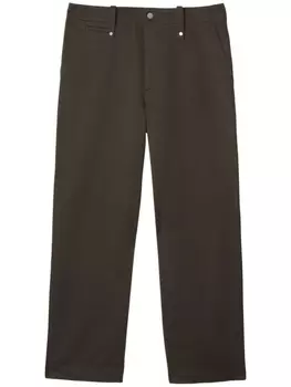 Burberry широкие брюки, коричневый