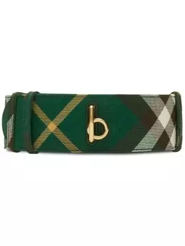 Burberry широкий ремень Rocking Horse, зеленый